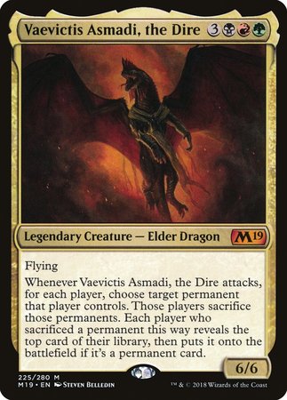 Vaevictis Asmadi, The Dire [Core Set 2019] | Exor Games Bridgewater