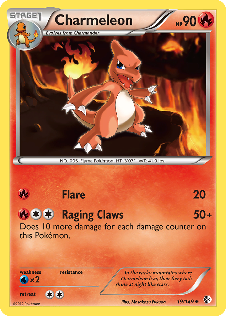 Charmeleon (19/149) [Black & White: Boundaries Crossed] | Exor Games Bridgewater