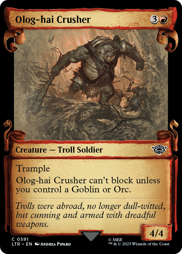 Olog-Hai Crusher [The Lord of the Rings: Tales of Middle-Earth Showcase Scrolls] | Exor Games Bridgewater