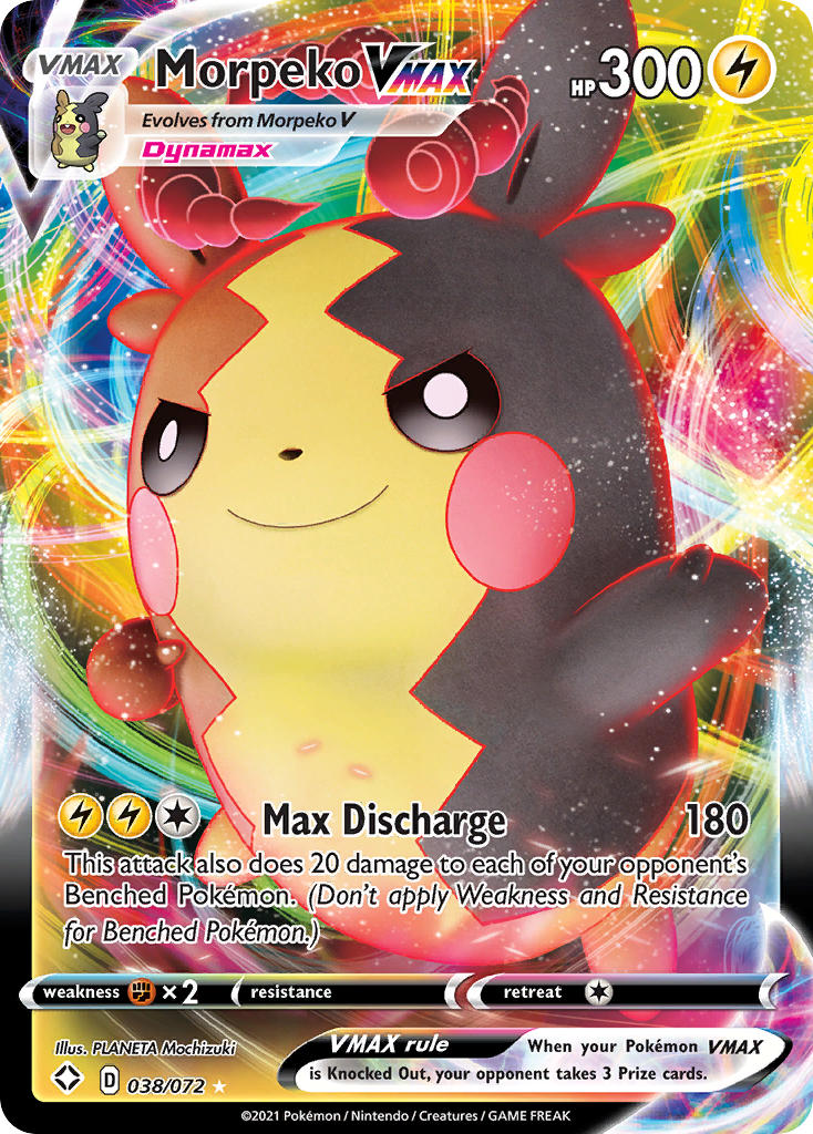Morpeko VMAX (038/072) [Sword & Shield: Shining Fates] | Exor Games Bridgewater