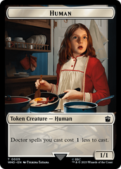 Human (0005) // Clue (0023) Double-Sided Token [Doctor Who Tokens] | Exor Games Bridgewater