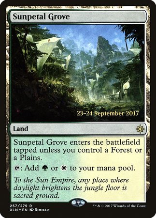 Sunpetal Grove [Ixalan Promos] | Exor Games Bridgewater