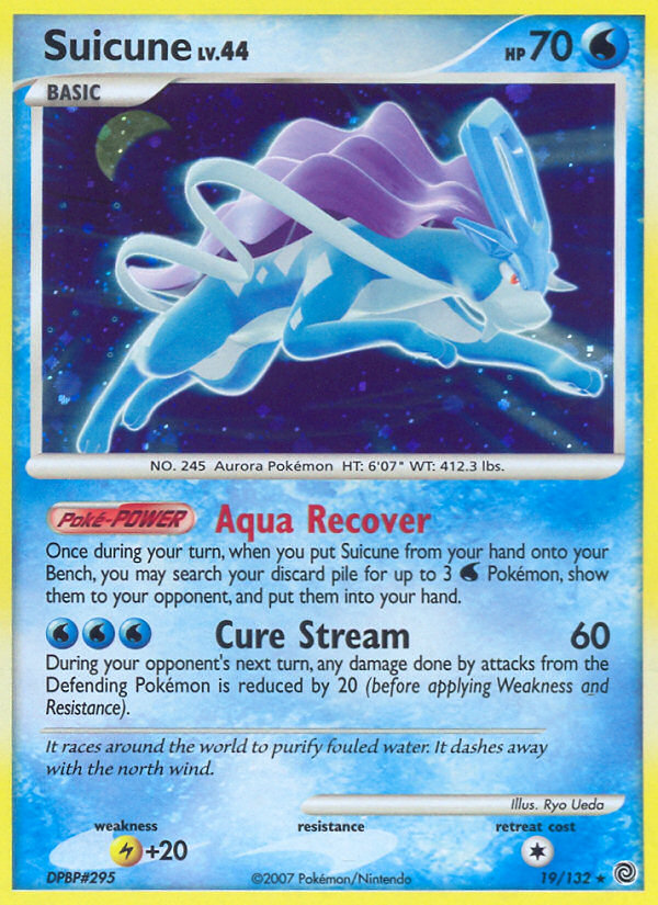 Suicune (19/132) [Diamond & Pearl: Secret Wonders] | Exor Games Bridgewater