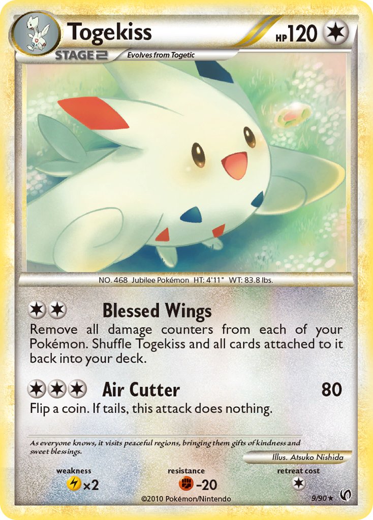 Togekiss (9/90) (Theme Deck Exclusive) [HeartGold & SoulSilver: Undaunted] | Exor Games Bridgewater