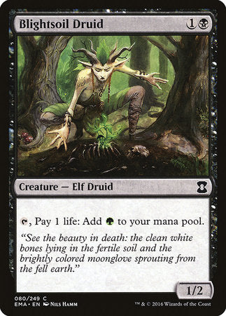 Blightsoil Druid [Eternal Masters] | Exor Games Bridgewater