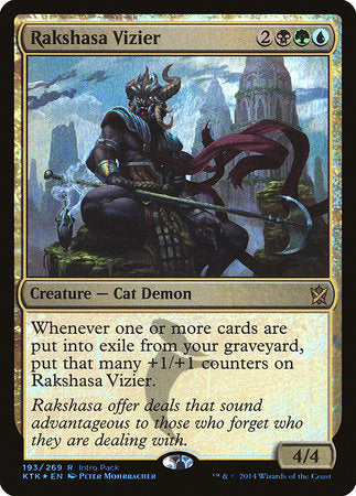 Rakshasa Vizier [Khans of Tarkir Promos] | Exor Games Bridgewater