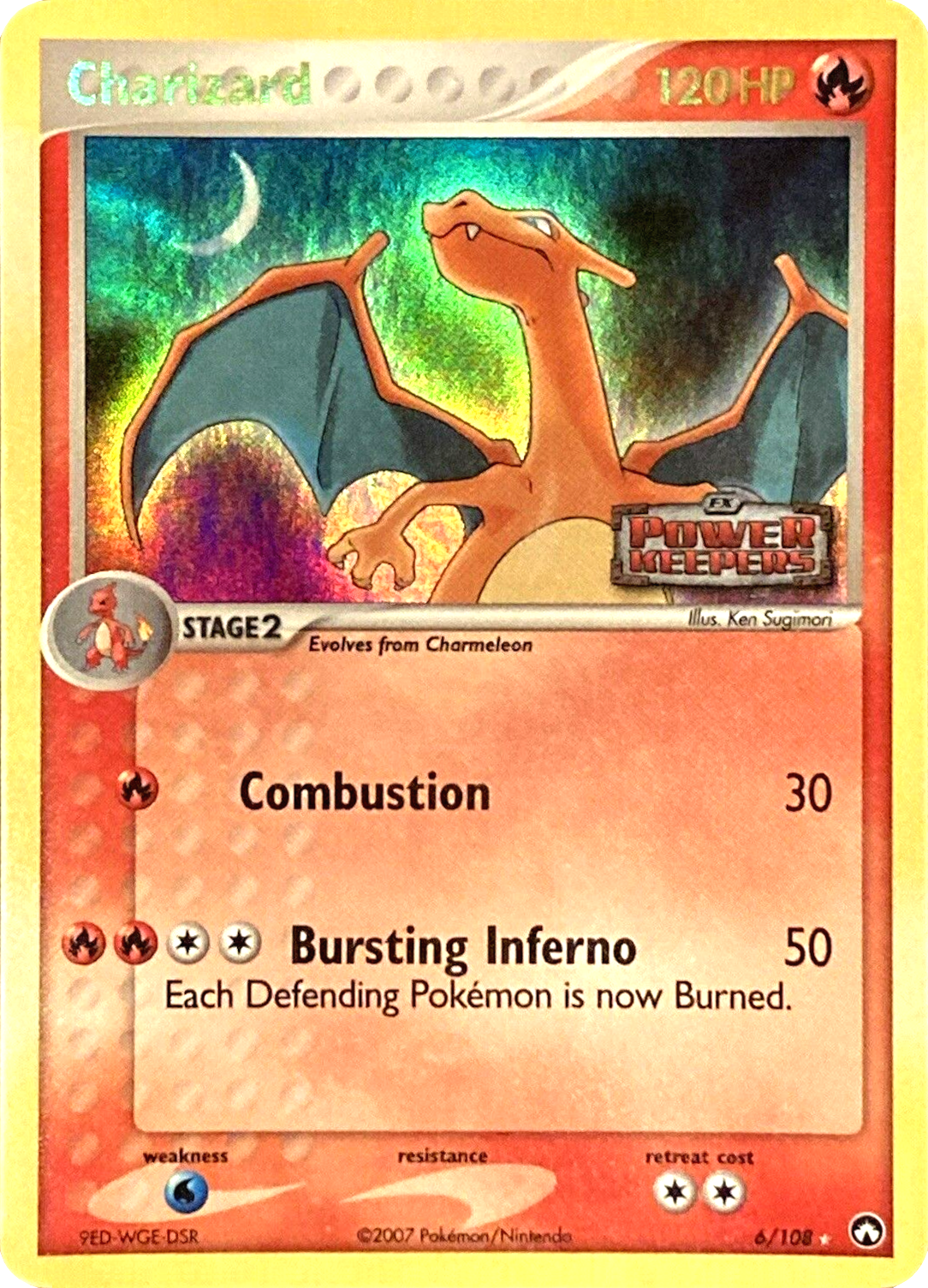 Charizard (6/108) (Stamped) [EX: Power Keepers] | Exor Games Bridgewater