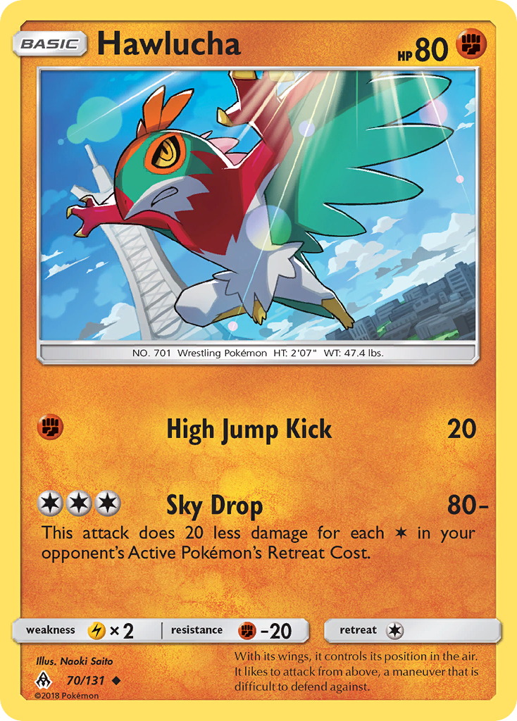 Hawlucha (70/131) [Sun & Moon: Forbidden Light] | Exor Games Bridgewater