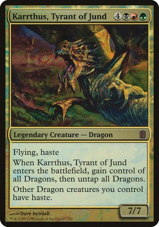 Karrthus, Tyrant of Jund (Commander's Arsenal) [Commander's Arsenal Oversized] | Exor Games Bridgewater