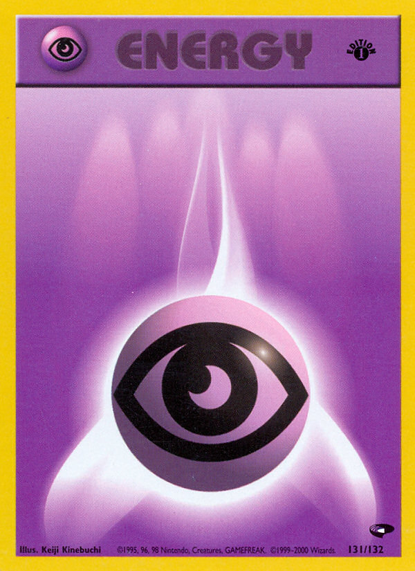 Psychic Energy (131/132) [Gym Challenge 1st Edition] | Exor Games Bridgewater