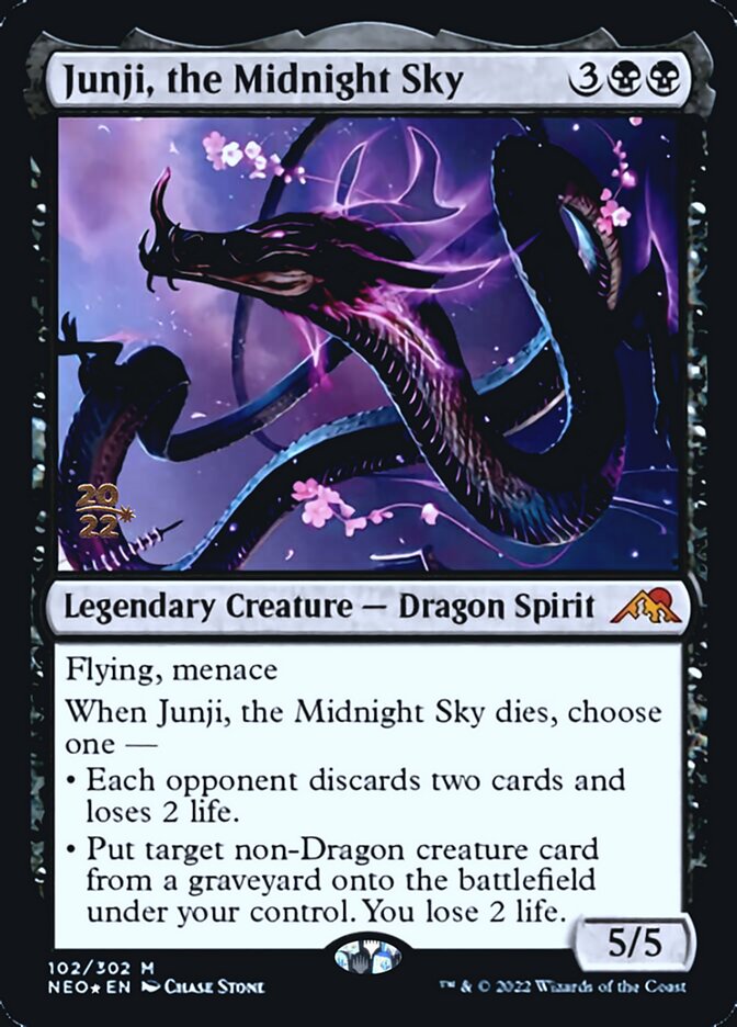 Junji, the Midnight Sky [Kamigawa: Neon Dynasty Prerelease Promos] | Exor Games Bridgewater