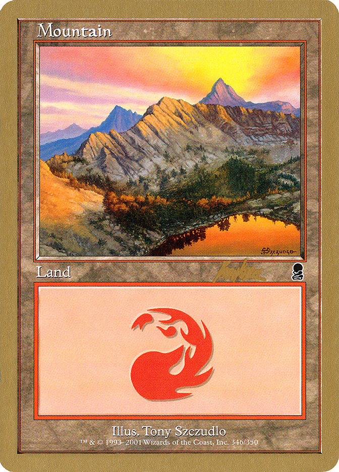 Mountain (bk346) (Brian Kibler) [World Championship Decks 2002] | Exor Games Bridgewater