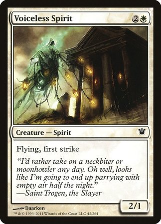 Voiceless Spirit [Innistrad] | Exor Games Bridgewater