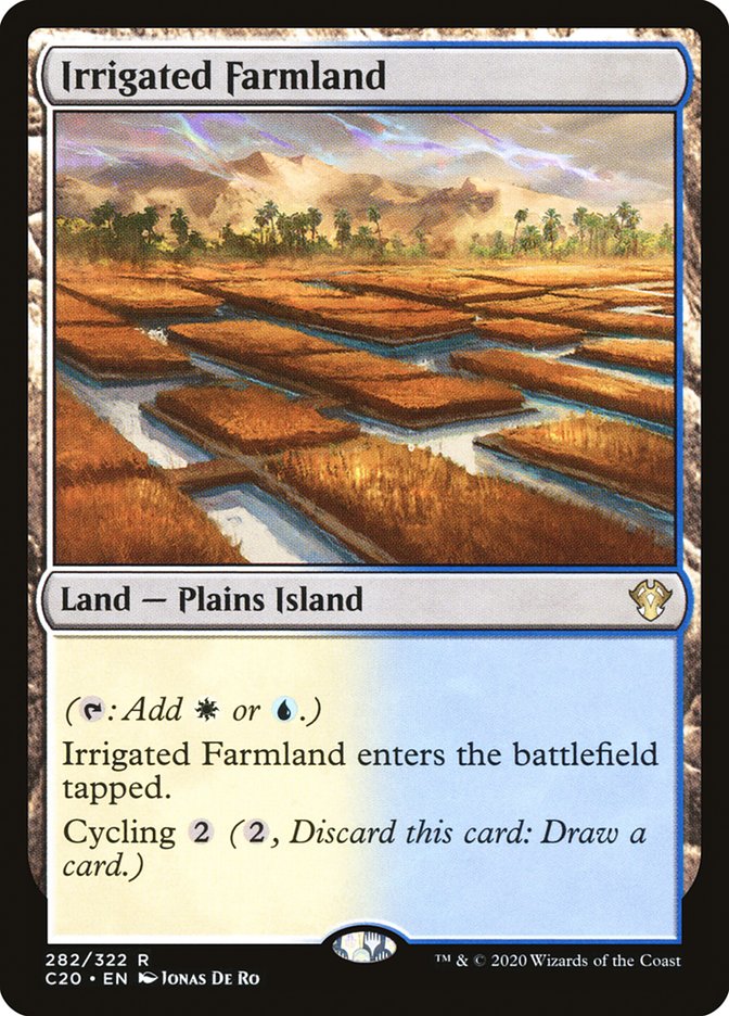 Irrigated Farmland [Commander 2020] | Exor Games Bridgewater