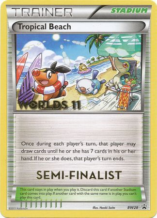 Tropical Beach (BW28) (Semi Finalist) [Black & White: Black Star Promos] | Exor Games Bridgewater