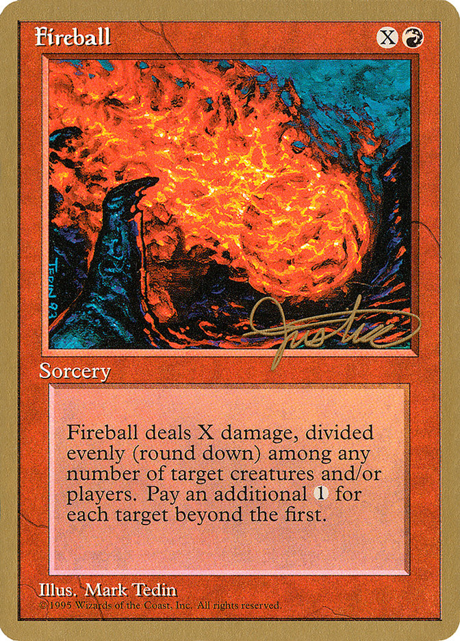 Fireball (Mark Justice) [Pro Tour Collector Set] | Exor Games Bridgewater