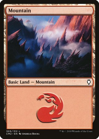 Mountain (305) [Commander Anthology Volume II] | Exor Games Bridgewater