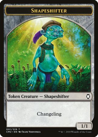 Shapeshifter Token [Commander Anthology Volume II Tokens] | Exor Games Bridgewater