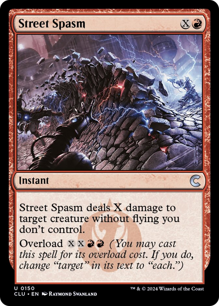 Street Spasm [Ravnica: Clue Edition] | Exor Games Bridgewater