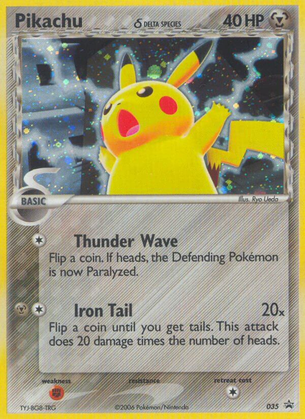 Pikachu (035) (Delta Species) [Nintendo: Black Star Promos] | Exor Games Bridgewater