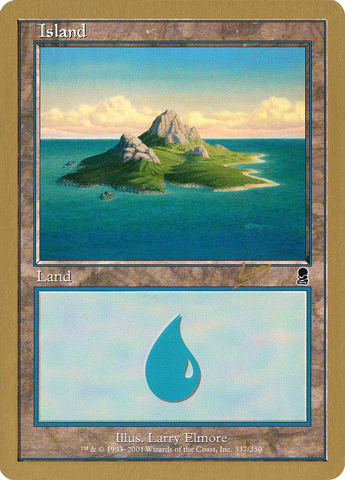 Island (rl337) (Raphael Levy) [World Championship Decks 2002] | Exor Games Bridgewater