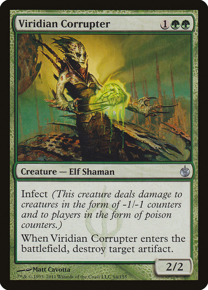 Viridian Corrupter [Mirrodin Besieged] | Exor Games Bridgewater