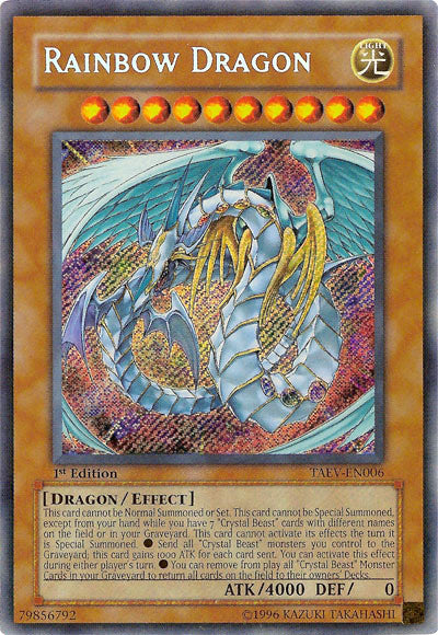 Rainbow Dragon [TAEV-EN006] Secret Rare | Exor Games Bridgewater