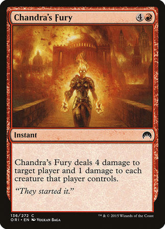 Chandra's Fury [Magic Origins] | Exor Games Bridgewater