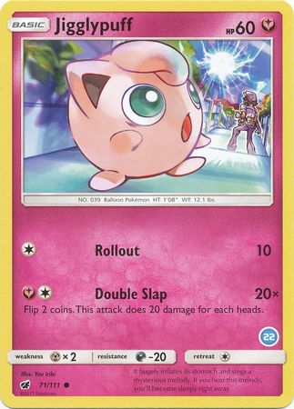 Jigglypuff (71/111) (Deck Exclusive #22) [Sun & Moon: Trainer Kit - Alolan Ninetales] | Exor Games Bridgewater