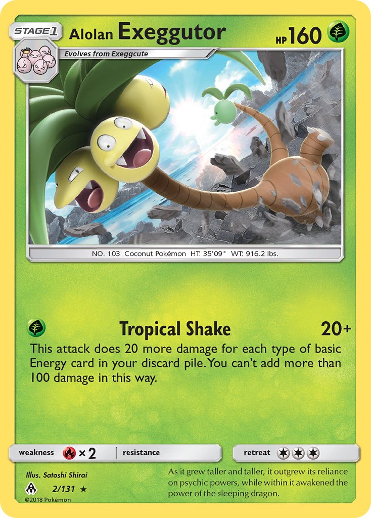 Alolan Exeggutor (2/131) (Theme Deck Exclusive) [Sun & Moon: Forbidden Light] | Exor Games Bridgewater