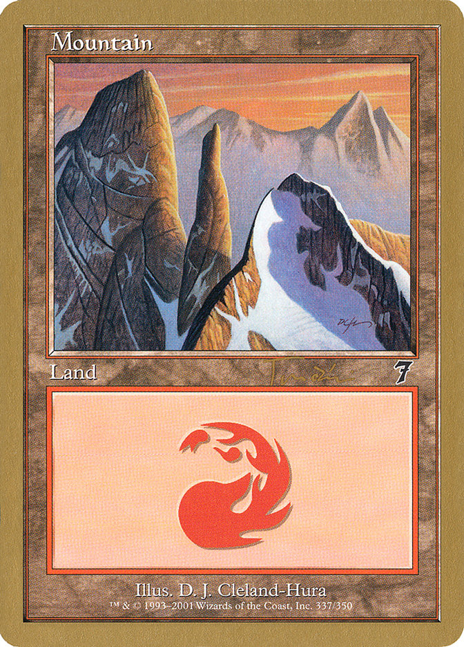 Mountain (jt337) (Jan Tomcani) [World Championship Decks 2001] | Exor Games Bridgewater