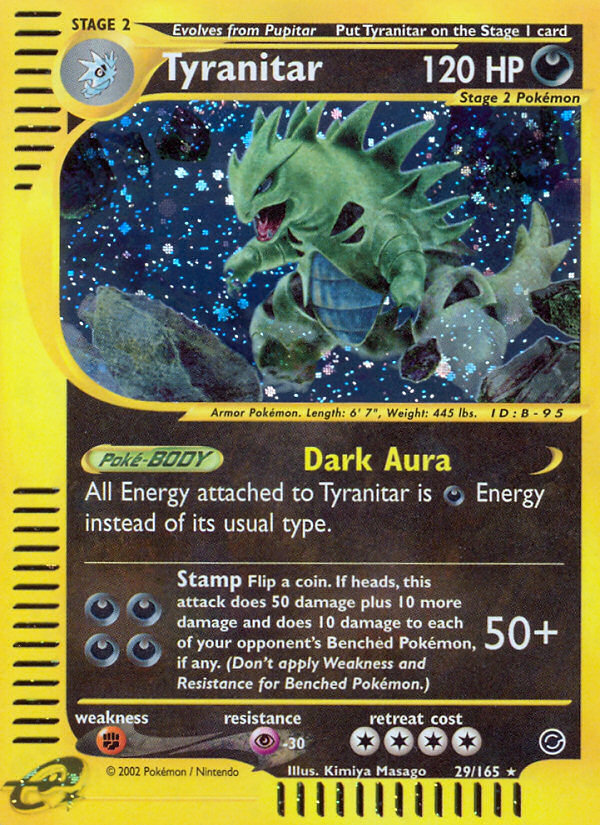 Tyranitar (29/165) [Expedition: Base Set] | Exor Games Bridgewater