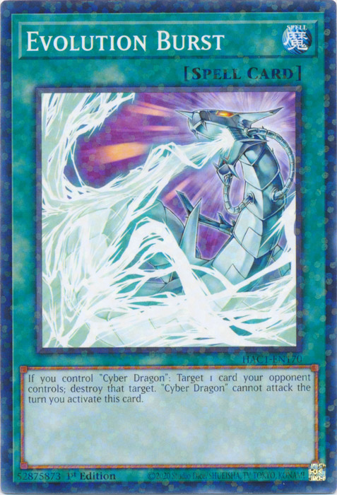 Evolution Burst (Duel Terminal) [HAC1-EN170] Common | Exor Games Bridgewater