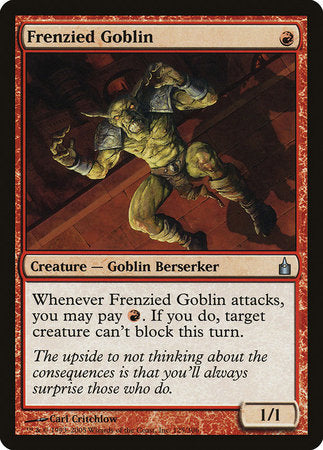 Frenzied Goblin [Ravnica: City of Guilds] | Exor Games Bridgewater