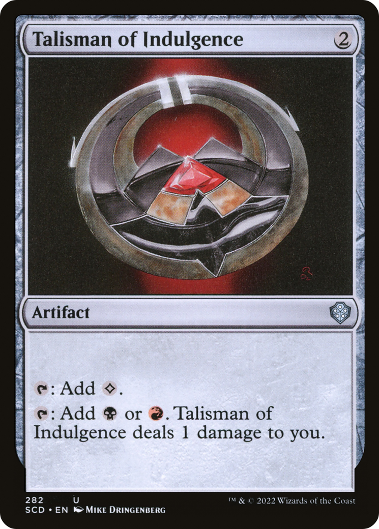 Talisman of Indulgence [Starter Commander Decks] | Exor Games Bridgewater