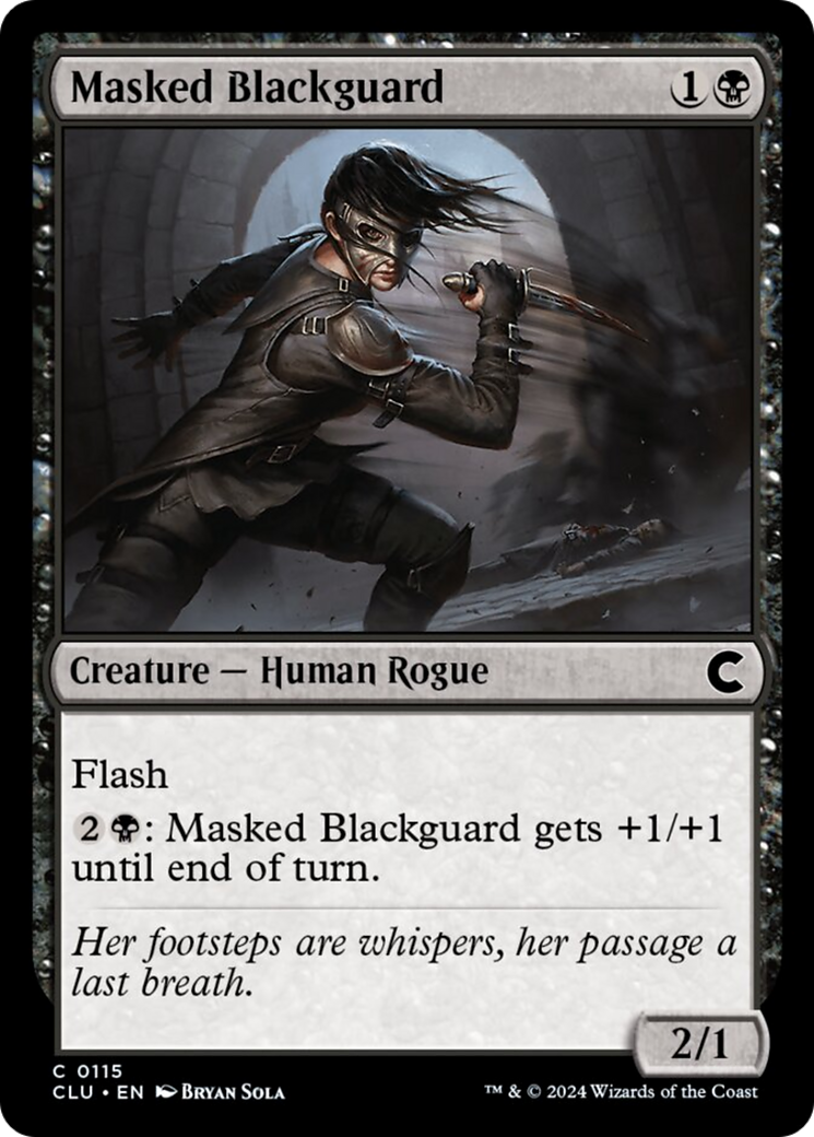 Masked Blackguard [Ravnica: Clue Edition] | Exor Games Bridgewater