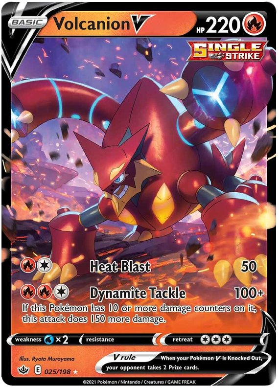 Volcanion V (025/198) [Sword & Shield: Chilling Reign] | Exor Games Bridgewater