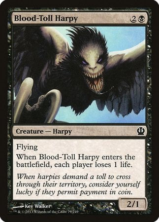 Blood-Toll Harpy [Theros] | Exor Games Bridgewater