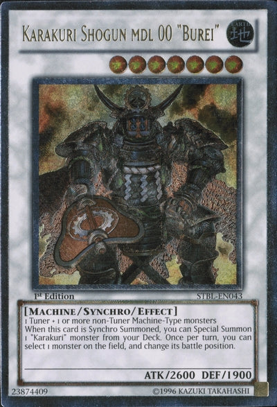 Karakuri Shogun mdl 00 "Burei" [STBL-EN043] Ultimate Rare | Exor Games Bridgewater