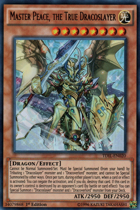 Master Peace, the True Dracoslayer [TDIL-EN020] Ultra Rare | Exor Games Bridgewater