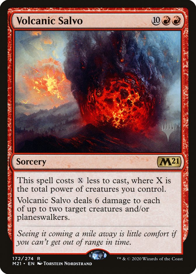 Volcanic Salvo (Promo Pack) [Core Set 2021 Promos] | Exor Games Bridgewater