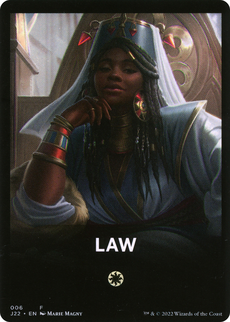 Law Theme Card [Jumpstart 2022 Front Cards] | Exor Games Bridgewater