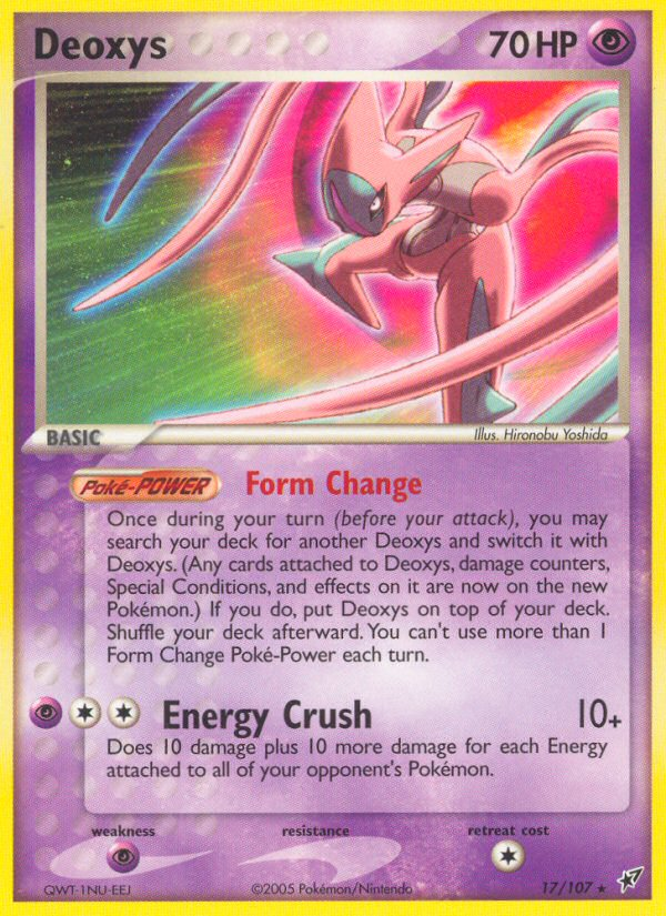 Deoxys (17/107) [EX: Deoxys] | Exor Games Bridgewater