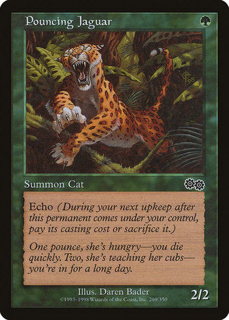 Pouncing Jaguar [Urza's Saga] | Exor Games Bridgewater