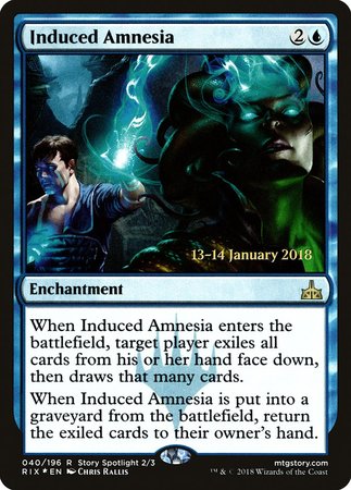Induced Amnesia [Rivals of Ixalan Promos] | Exor Games Bridgewater