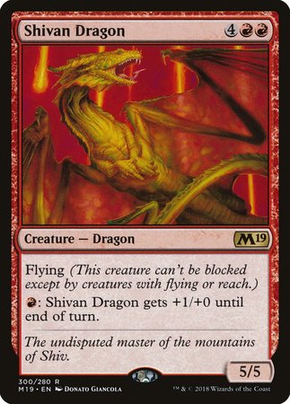 Shivan Dragon [Core Set 2019] | Exor Games Bridgewater