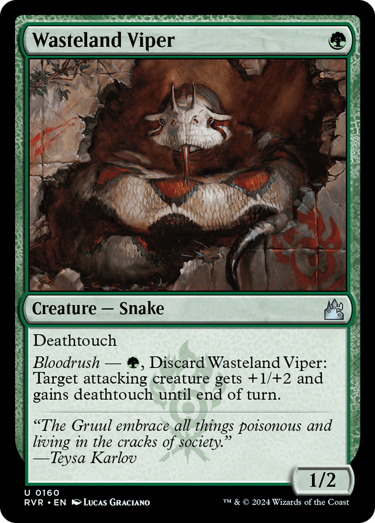 Wasteland Viper [Ravnica Remastered] | Exor Games Bridgewater