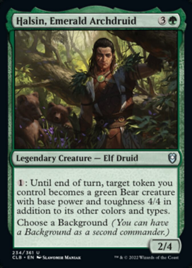 Halsin, Emerald Archdruid [Commander Legends: Battle for Baldur's Gate] | Exor Games Bridgewater