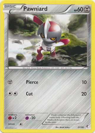 Pawniard (21/30) [XY: Trainer Kit 1 - Bisharp] | Exor Games Bridgewater