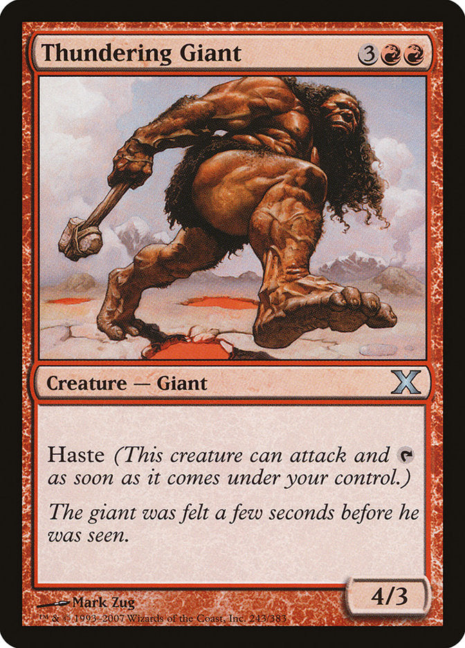 Thundering Giant [Tenth Edition] | Exor Games Bridgewater